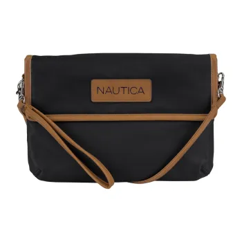 NAUTICA Nylon Clutches Shoulder Bag Crossbody Bag Mini Women's Black