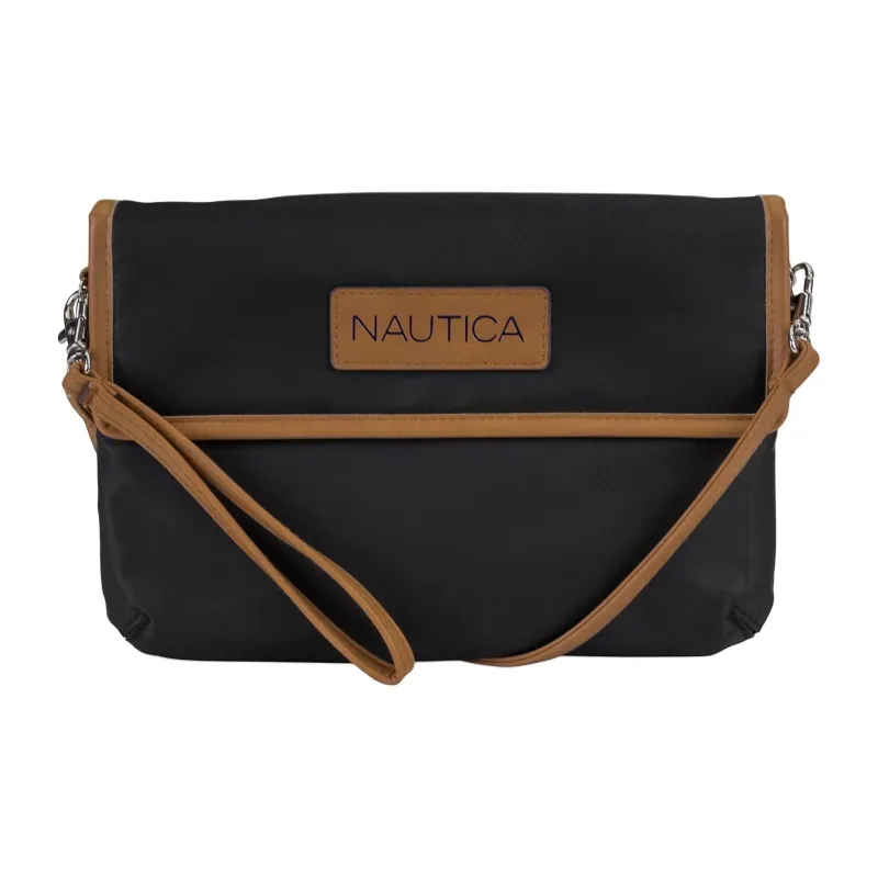NAUTICA Nylon Clutches Shoulder Bag Crossbody Bag Mini Women's Black-0