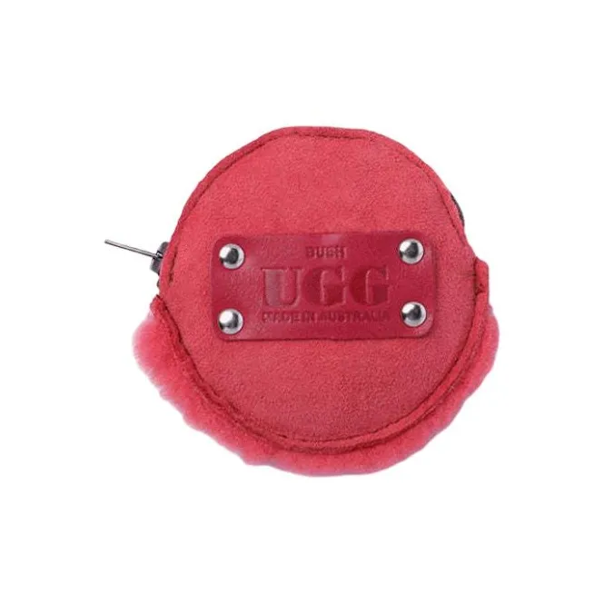 UGG Shearling Wallet Unisex Red-0
