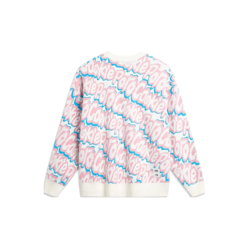 LiNing x LOL Knitwear Unisex Letter All Over Print-1