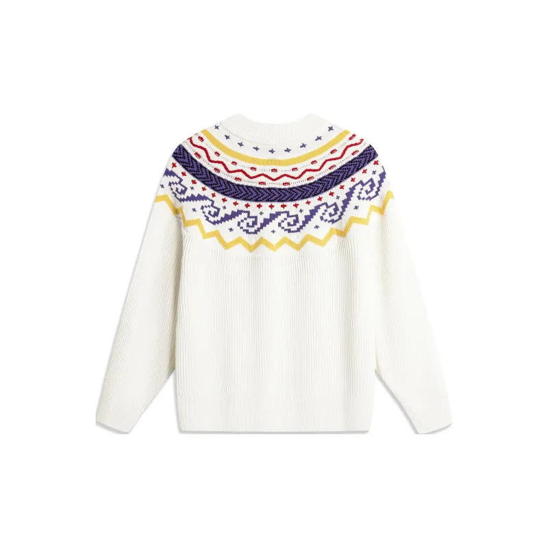 LiNing Rijin Doujin Collection Knitwear Women's Ecru-1