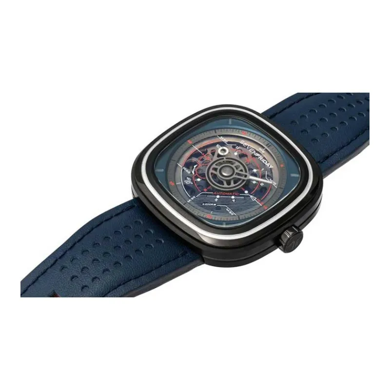 SEVENFRIDAY Automatic Mechanical Movement Unisex Watch Blue Dial-2