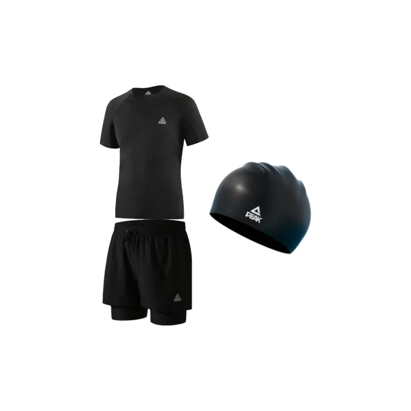 PEAK Swimming Sets Polyester Pool Men's Black-2