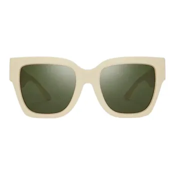 TORY BURCH Acetate Square Sunglasses Women's Beige