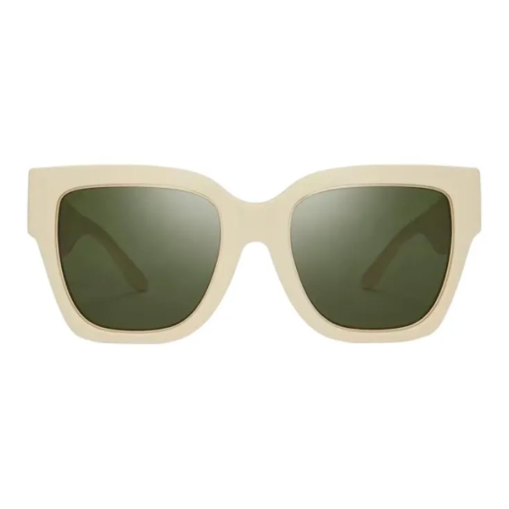 TORY BURCH Acetate Square Sunglasses Women's Beige-0