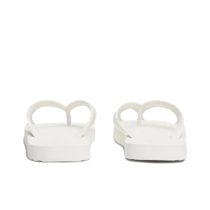 Tommy Hilfiger Slip Resistant Abrasion Resistant Flip Flops Women's White-3