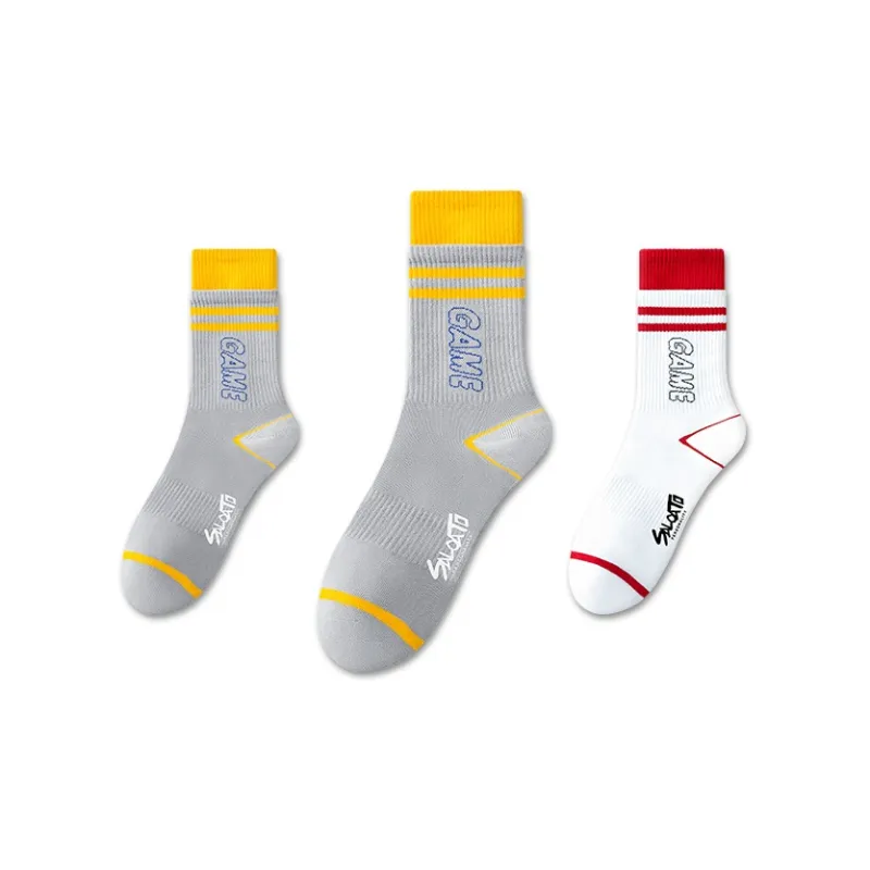 Taste The Color Mid Calf Socks Unisex 3 Pack-20