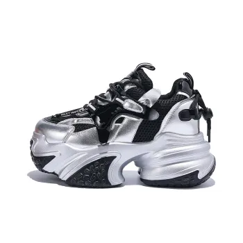 Junjali Wear-Resistant Lightweight Height Increasing Low-Top Chunky Sneakers Women's