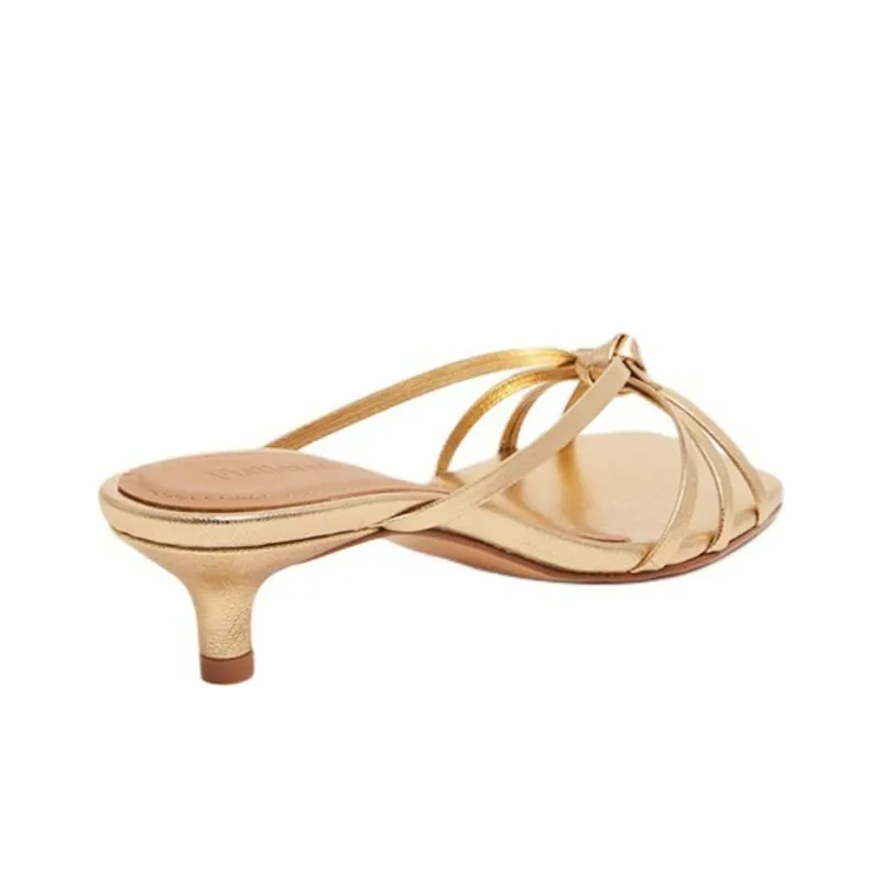 FLATTERED Slide Slippers 3.5cm Women's Gold-4