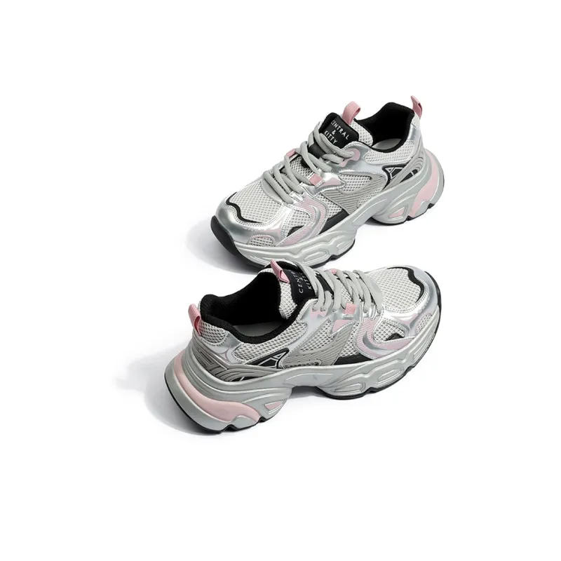 CENTRAL&KITTY Wear-resistant And Lightweight Low-Top Chunky Sneakers Women's-8