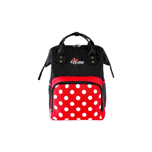 Disney Polyester Backpack Unisex Red Black
