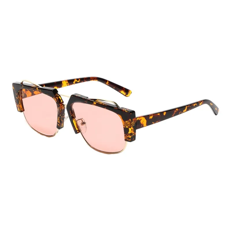 BGUUY Plastic Metal Square Sunglasses Unisex-1