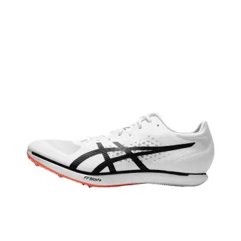 Asics Durable Breathable Low Top Marathon Running Shoes Unisex White