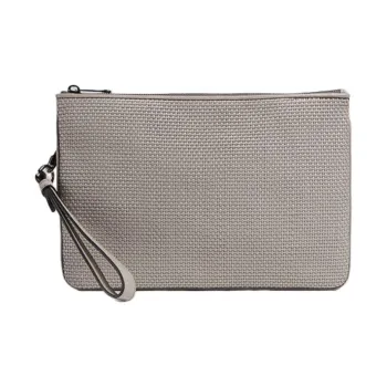 Zegna Calfskin Clutch Men's Oyster Color