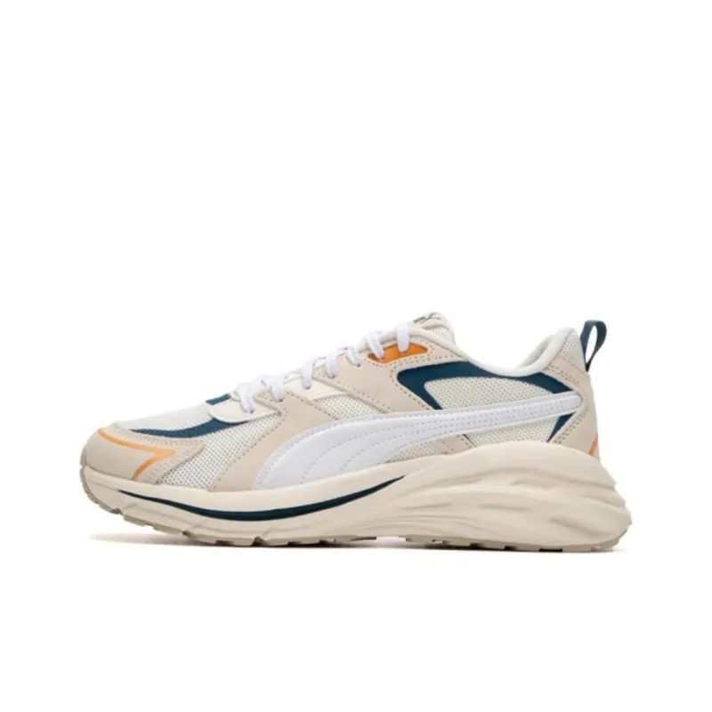 PUMA Hypnotic Durable Breathable Lightweight Low-Top Casual Shoes Unisex Beige Blue-0