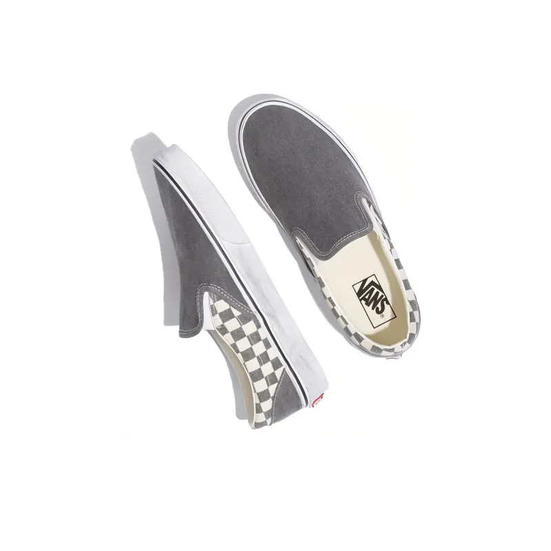 Vans Classic Slip On Washed Asphalt Checkerboard-2