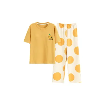 Mulong Family Pajama Set Women's Yellow