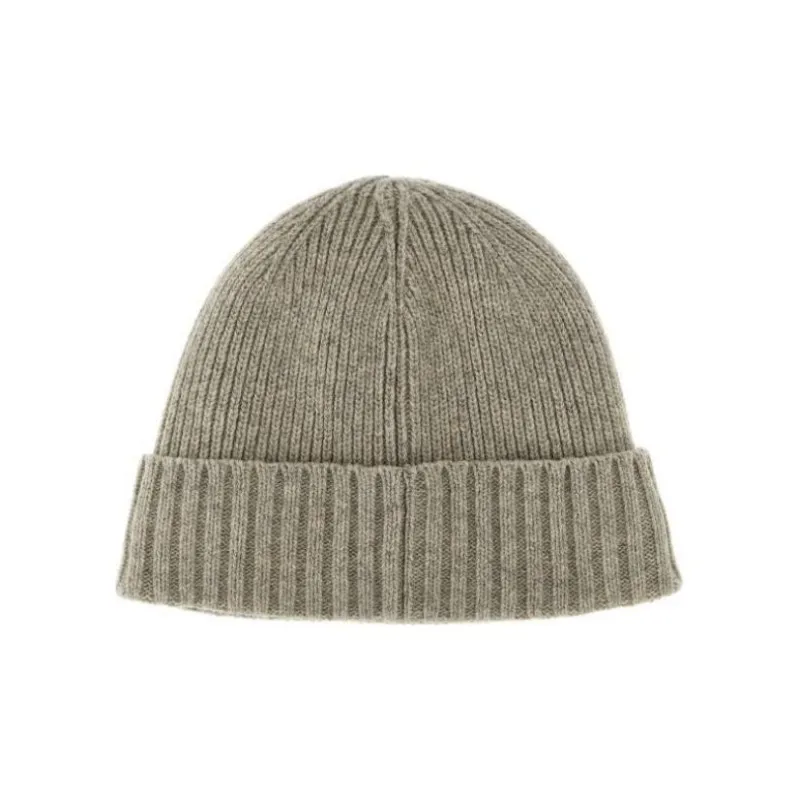 BARBOUR Wool Beanies Men's Light Gray-1