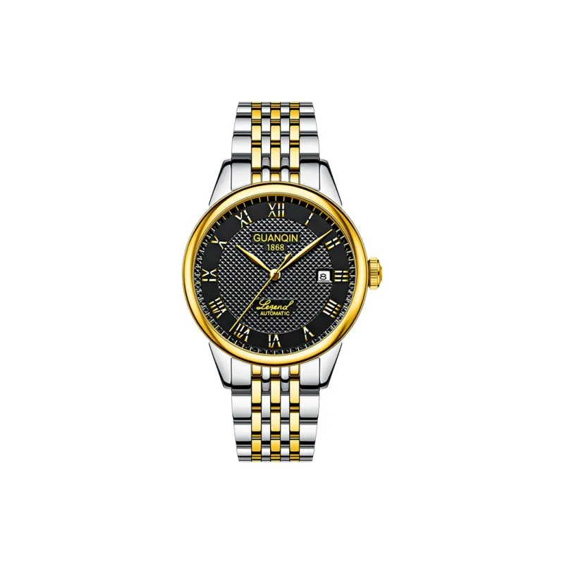 GUANQIN GQ18918 Mechanical Movement Stainless Steel Watchband Watch Men's Watches White Dial-3