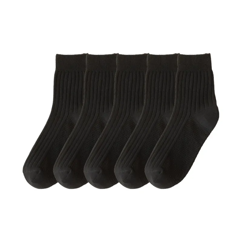 MANCHU Mid Calf Socks Men's 5 Pack-4