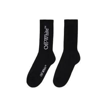 OFF WHITE Logo Intarsia Socks