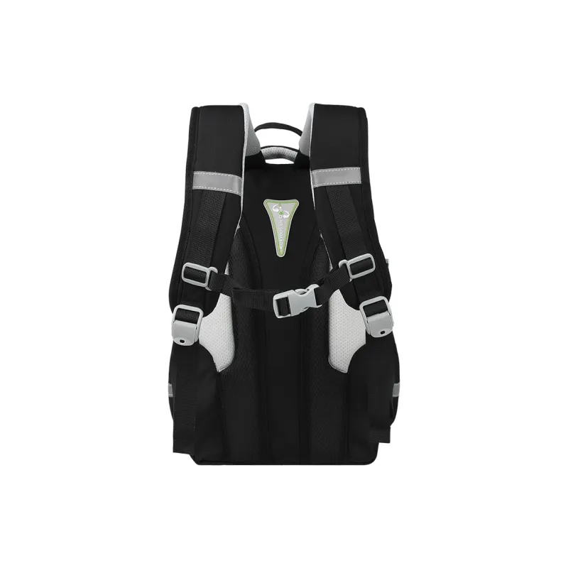 YOME Polyester Backpack Regular Men's Black/Navy Blue-3