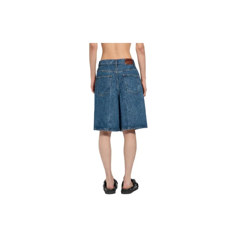 DRIES VAN NOTEN Mid Rise Denim Shorts-3