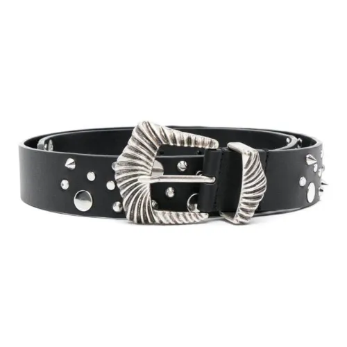 Maje Double-buckle Leather Belt