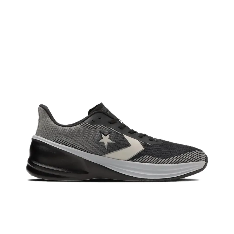 Converse Cons Rundual Anti Slip Wear Resistant Low Top Running Shoes Unisex Gray Black Japan Version-1