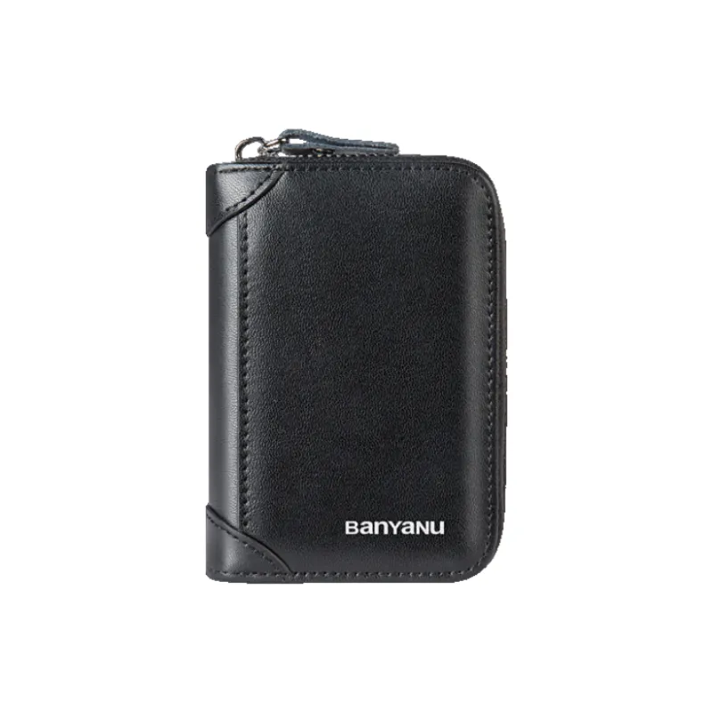 Banyanu Cow Leather Card Holder Regular Unisex Multicolor-14