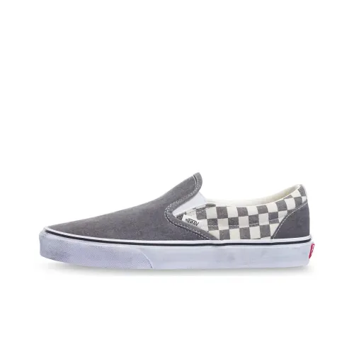 Vans Classic Slip On Washed Asphalt Checkerboard
