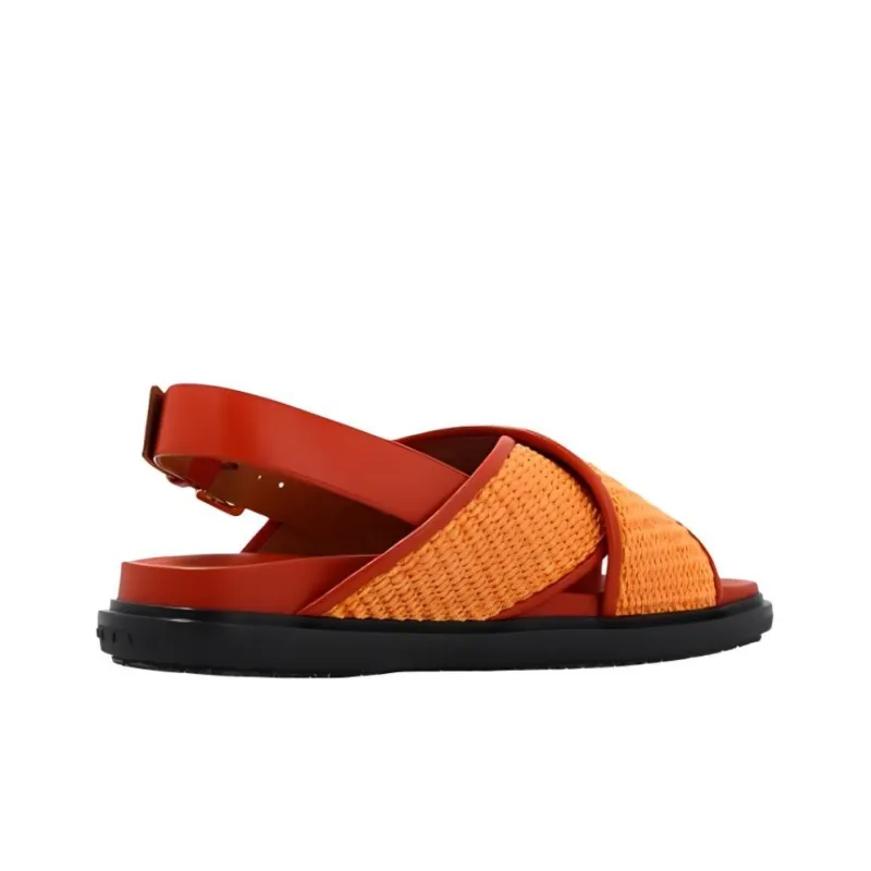 MARNI Fussbett Cross-Strap Sandals Women's-3