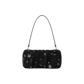Staud Bead Embellished Zipped Shoulder Bag