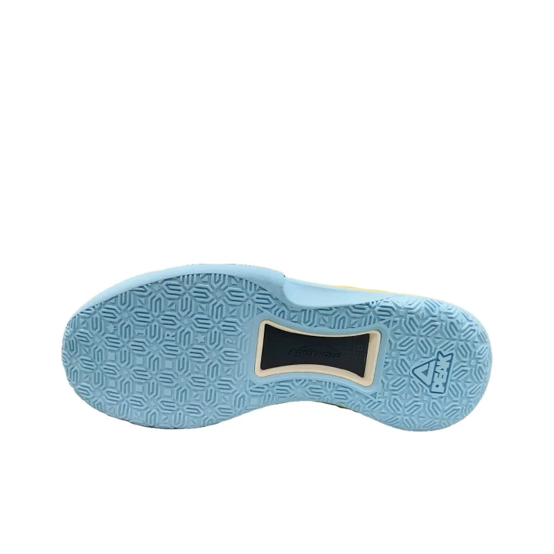 PEAK Wiggins AW1 Cushioning Anti Slip And Wear Resistant Coverage Support Low Top Basketball Shoes Men's White Blue-4