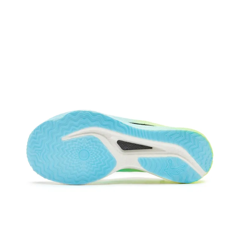 QIAODAN Strong Winds 2.0 PRO Running Shoes Men Low Top Jordan White Neon Bright Yellow-4
