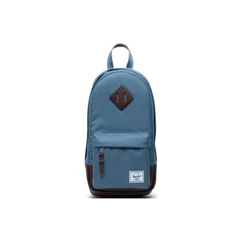 Herschel Recycled Material Shoulder Bag Unisex Steel Blue