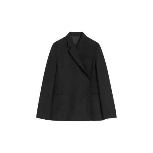 Toteme Double-breasted Interlock-twill Blazer