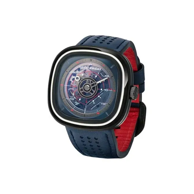 SEVENFRIDAY Automatic Mechanical Movement Unisex Watch Blue Dial-1