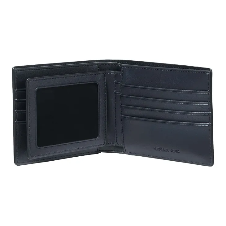 MICHAEL KORS MK Cooper Artificial Leather Wallet Medium Size Men's Marine Blue-2