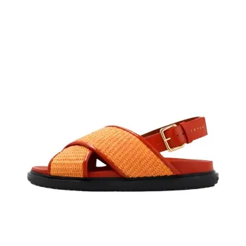MARNI Fussbett Cross Strap Sandals Women's