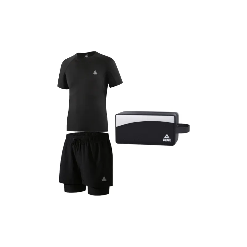 PEAK Swimming Sets Polyester Pool Men's Black-3