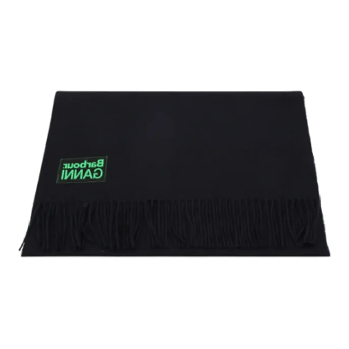 BARBOUR Knit Scarves Unisex Black-1