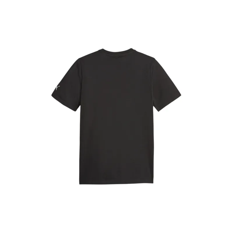 PUMA Ferrari Race Heritage Big Shield T Shirt T Shirt Men's Black-1
