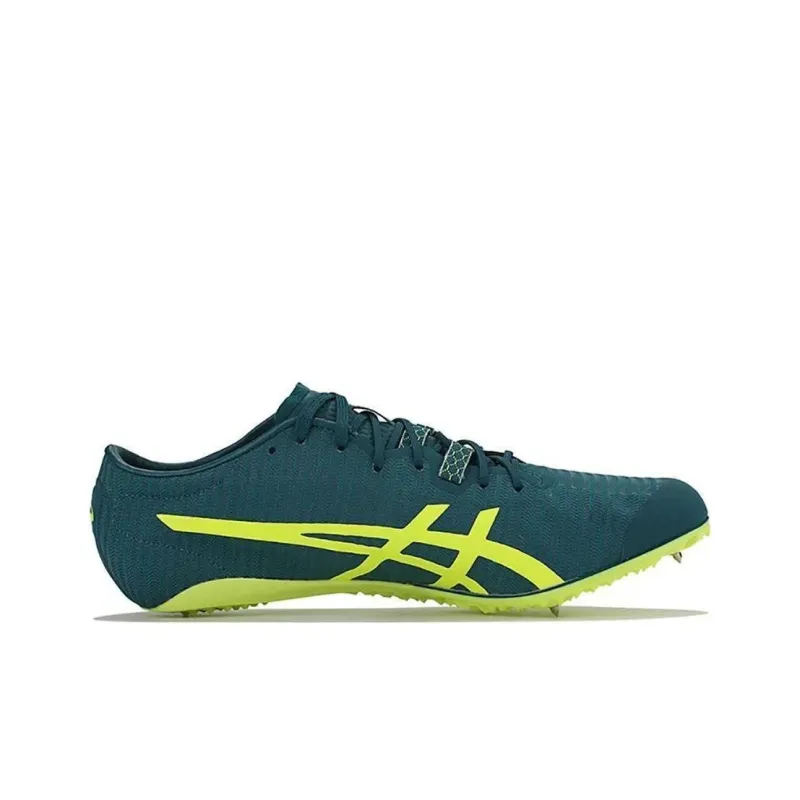 Asics SonicSprint Elite2 Cushioning Wear-Resistant Low-Top Running Shoes Unisex Green Yellow-1
