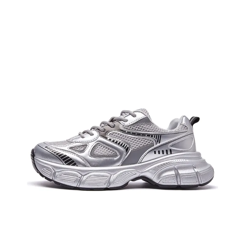 La Chapelle Wear resistant And Lightweight Low Top Chunky Sneakers Women's-0
