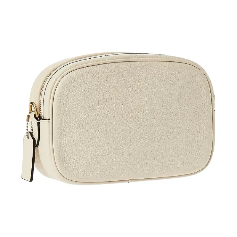 COACH Jamie Extremely Soft Textured Leather Camera Bag Shoulder Bag Crossbody Bag Small Size Women's Chalk White-3