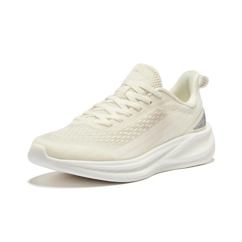 Erke Water Drift 5.0 Cushioning Breathable Low Top Running Shoes Women's Microcrystal White-2