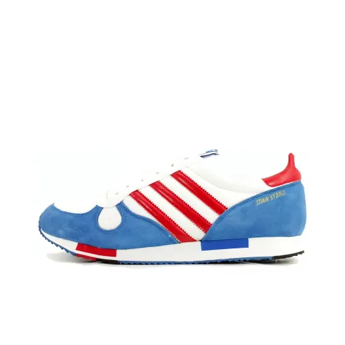 Adidas Adizero Adios Pro 3 Anti Slip And Wear Resistant Breathable Low Top Running Shoes Men's White Blue Red