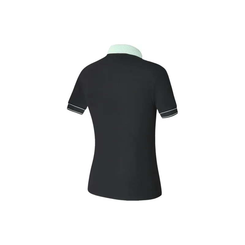 FILA Golf Series Polo Shirt Women's Pitch Black-1