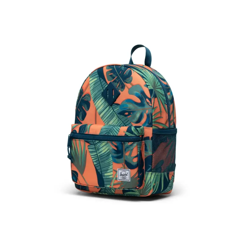 Herschel Recycled Material Backpack Unisex Orange Palm Leaf-1